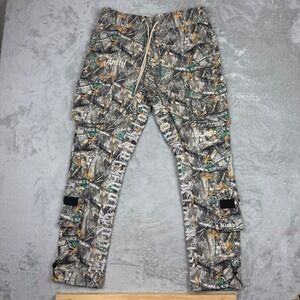 Kloud9 New York Realtree Camo Cargo Pants Men's Size Large Adjustable Hem Y2K